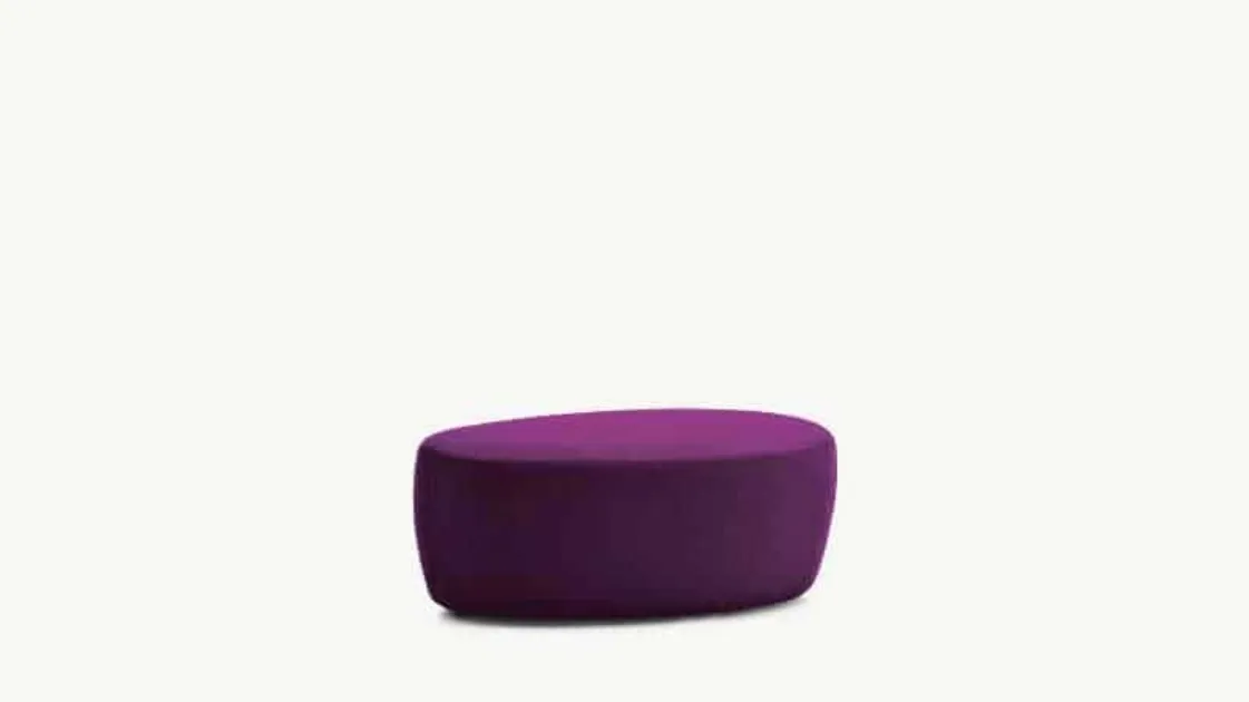 Pouf in tessuto Saruyama Island di Moroso