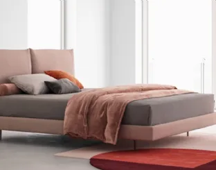 Letto moderno imbottito Icaro di Biba Salotti