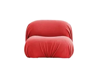 Poltrona in tessuto Puff-D di Moroso