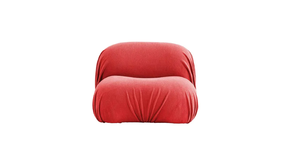 Poltrona in tessuto Puff-D di Moroso