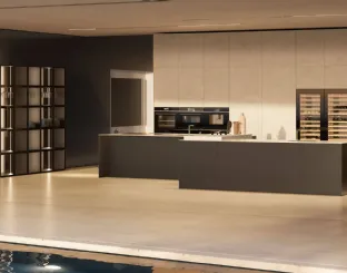 Cucina Design Aspen con isola di Doimo Cucine