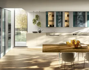 Cucina Design ad angolo NOW Project 2831 di Lago