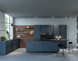 Cucina Moderna D20 Blu Notte di Doimo Cucine