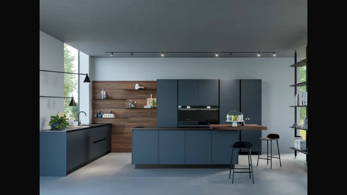 Cucina Moderna D20 Blu Notte di Doimo Cucine