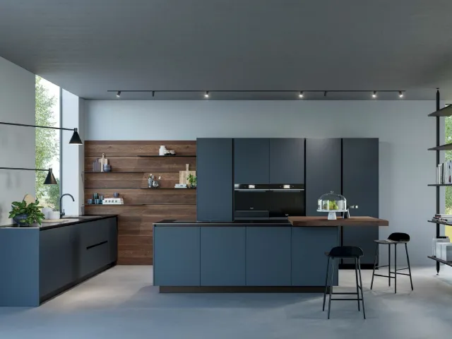 Cucina Moderna D20 Blu Notte di Doimo Cucine