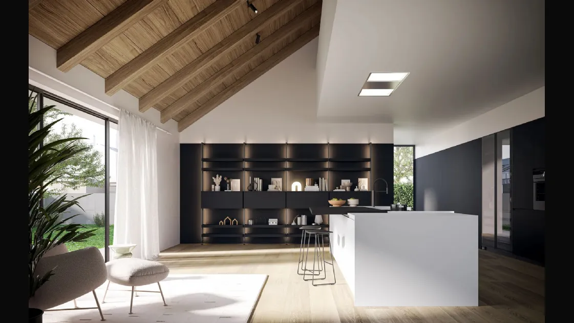 Cucina Moderna con isola Meg di Arredo3